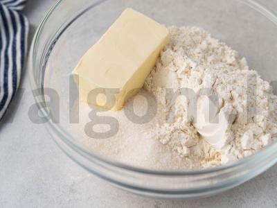 Slyvų kramblas Žingsnis 1