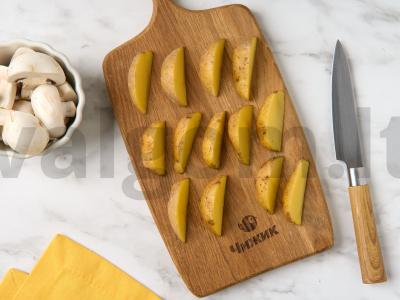 Bulvės su grybais orkaitėje su grietinės padažu Žingsnis 1