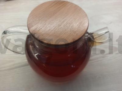 Žalioji arbata su juodųjų serbentų lapais ir vyšnių sultimis Žingsnis 5