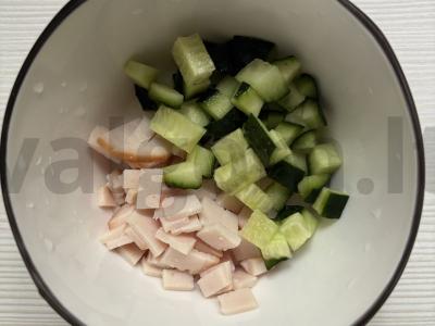 Sumuštiniai su avokadu ir kumpiu Žingsnis 3