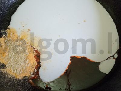 Aštrus greito paruošimo makaronai su kalmarais Žingsnis 3