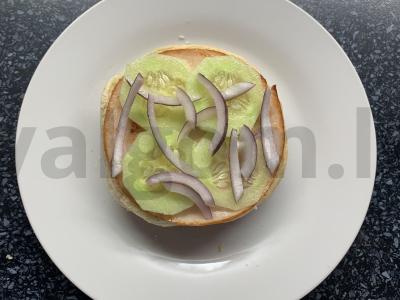 Vištienos ritinėlio burgeris Žingsnis 5