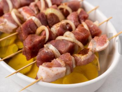 Šašlykas su bulvėmis orkaitėje Žingsnis 9