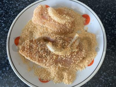 Vištienos filė traškioje plutelėje su svogūnais Žingsnis 4