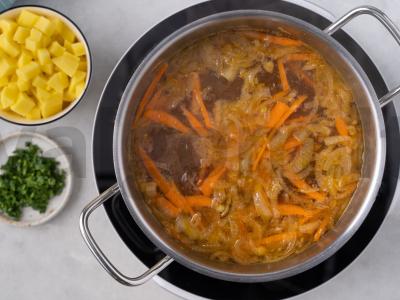 Vegetariškas sriuba kiekvienai dienai Žingsnis 6