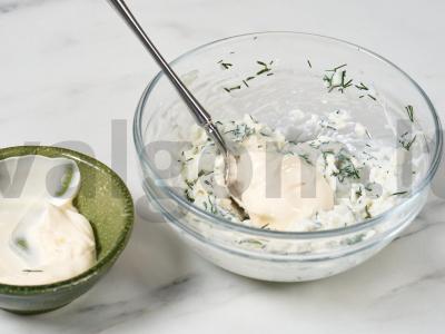 Tartaletės su raudonąja ikra Žingsnis 4