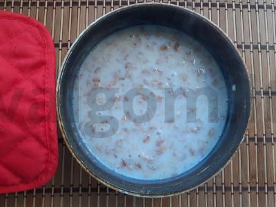 Pieninė košė su saulėgrąžų sėklomis ir linų sėmenimis Žingsnis 2