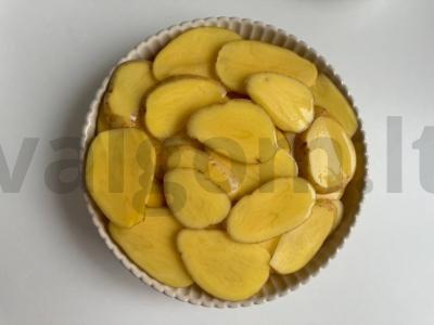 Bulvių gratinas su grybais Žingsnis 2