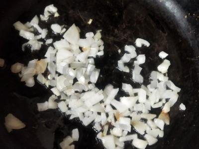 Keptas daržovių troškinys su kalakutiena Žingsnis 1