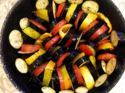 Keptas daržovių troškinys su kalakutiena Žingsnis 7