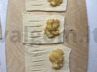 Obuolių sluoksniai „Na Elizarovskaja“ Žingsnis 6