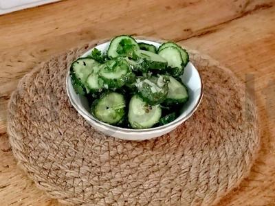 Greita agurkų užkanda Žingsnis 5