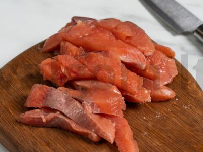 Klasikinis žuvies he receptas Žingsnis 1