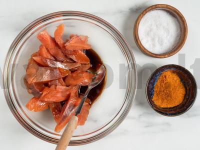 Klasikinis žuvies he receptas Žingsnis 3