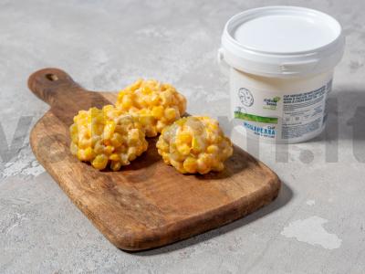 Kukurūzų rutuliukai su mocarela Žingsnis 3