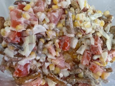 Salotas „Sausainiai poilsiaujant“ Žingsnis 6