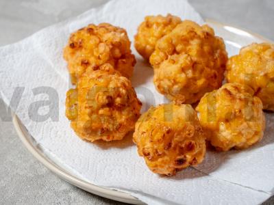 Kukurūzų rutuliukai su mocarela Žingsnis 5