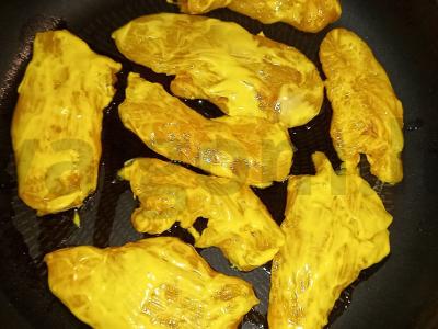 Švelni vištienos filė „Sūrinė“ Žingsnis 4