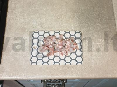 Šašlykas su bekonu ir suluguni Žingsnis 1