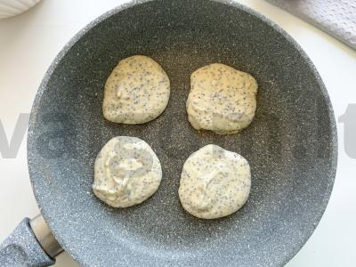 Citrininiai aguonų blynai Žingsnis 2