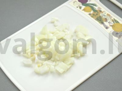 Rudieji ryžiai su kalakutiena Žingsnis 2