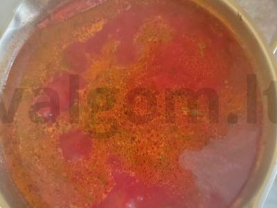 Kopūstų šaltibarščiai Žingsnis 7