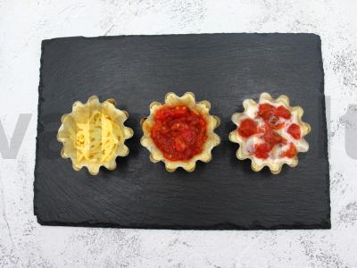 Kepti pomidorai krepšeliuose Žingsnis 5