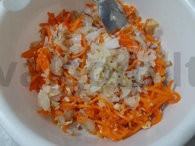 Salotas su vištienos krūtinėle alyvuogių majoneze Žingsnis 6