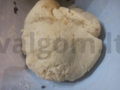 Riešutai su virta saldžia grietinėle Žingsnis 4