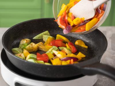 Troškinys su baklažanais ir džiovintais abrikosais Žingsnis 4