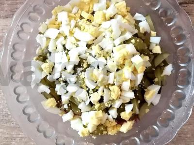 Salotas su dešra ir kukurūzais Žingsnis 4