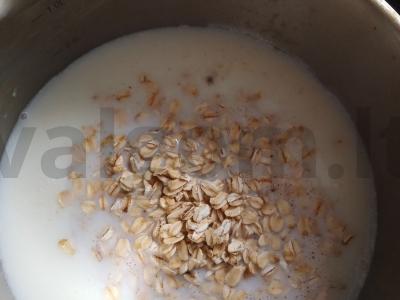 Avižinė košė su vaisiais Žingsnis 2