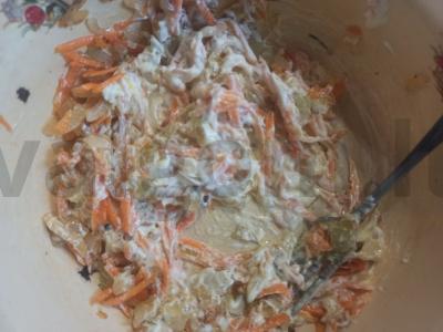 Kepenčių tortas su prieskoniais ir česnaku Žingsnis 8