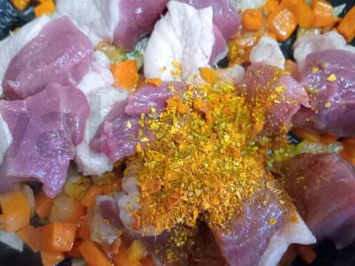 Bulguras su antis filė ir daržovėmis Žingsnis 4