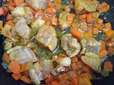 Bulguras su antis filė ir daržovėmis Žingsnis 7