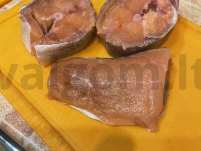 Lašiša su bulvėmis orkaitėje Žingsnis 1