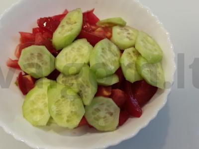 Vasaros salotos su romėniškais pipirais Žingsnis 2