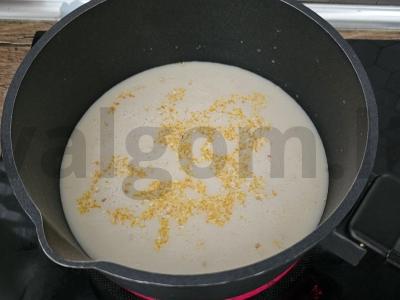 Kukurūzų košė su ananasais Žingsnis 3