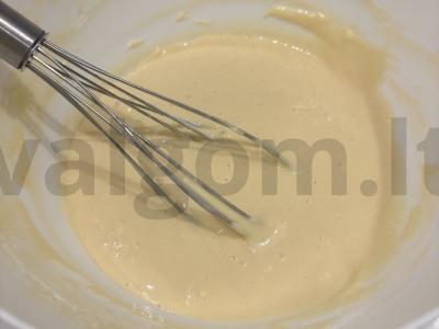 Purūs blynai su pienu Žingsnis 8