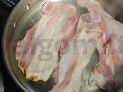 Polentos aranciniai su bekonu, grybais ir grybų padažu Žingsnis 8