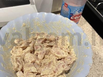 Makaronai su vištiena ir sūriu Žingsnis 4