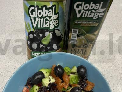 Daržovių salotas su džiovintais vaisiais ir alyvuogėmis Žingsnis 4