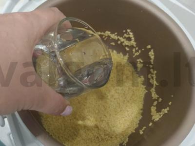 Pšenių košė lėtoje viryklėje Žingsnis 3