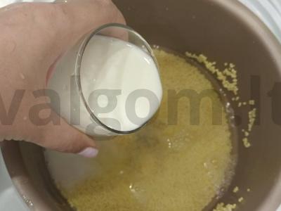 Pšenių košė lėtoje viryklėje Žingsnis 4