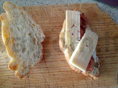 Kruasanas su bekonu ir korėjietiška morkyte Žingsnis 4