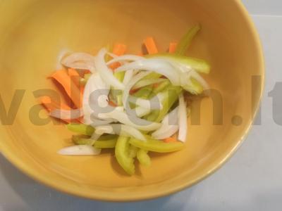 Salotas su grūdėta garstyčia ir kukurūzais Žingsnis 2