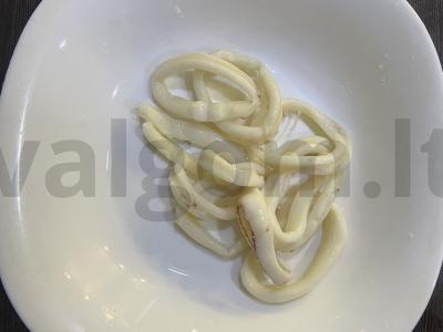 Kalmaro žiedai tešloje Žingsnis 2