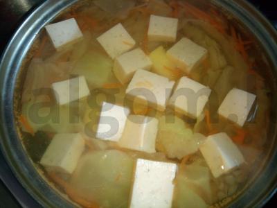 Daržovių sūrio sriuba Žingsnis 6