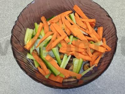 Funchosa su šitake grybais Žingsnis 7