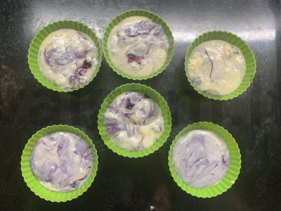 Mėlynių keksiukai Žingsnis 6